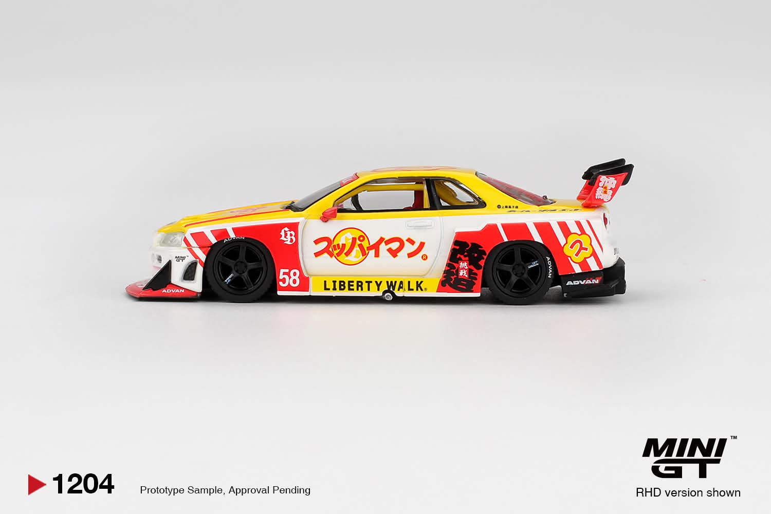Pre-Order] Mini GT Nissan LB-ER34 Super Silhouette SKYLINE