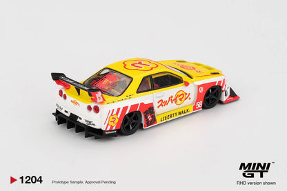 [Pre-Order] Mini GT Nissan LB-ER34 Super Silhouette SKYLINE Suppaiman Okinawa MGT01204 1/64 Diecast
