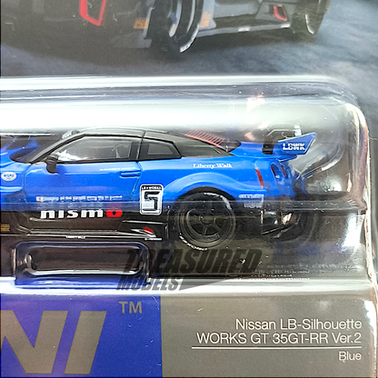 Mini GT LB-Silhouette WORKS GT NISSAN 35GT-RR Ver.2 Blue Blister