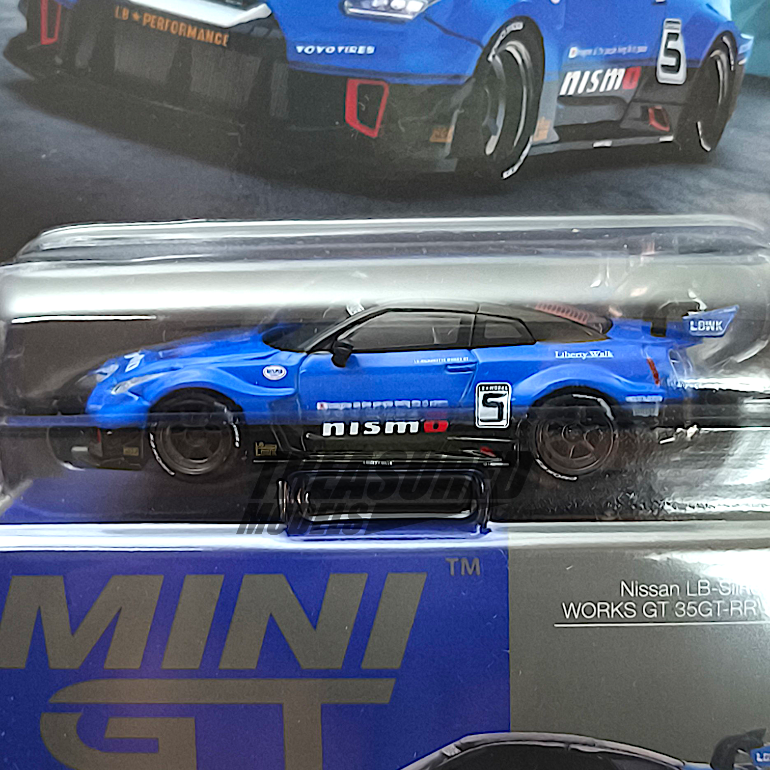 Mini GT LB-Silhouette WORKS GT NISSAN 35GT-RR Ver.2 Blue Blister