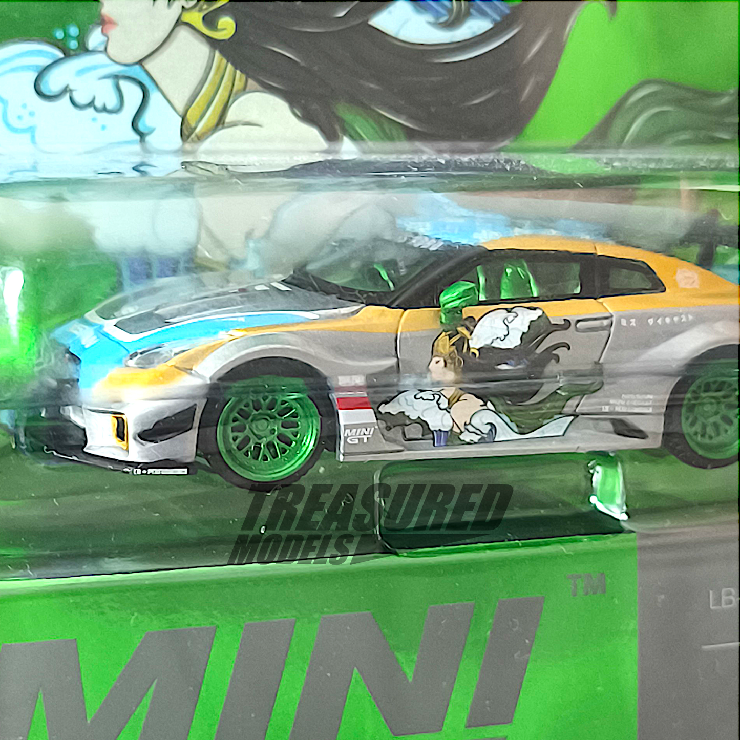 Mini GT CHASE Nissan LB-Silhouette WORKS GT 35GT-RR Ver.2 PRINCESS RORO MINI GT x MIZU Diecast MGT00650 1/64 Diecast