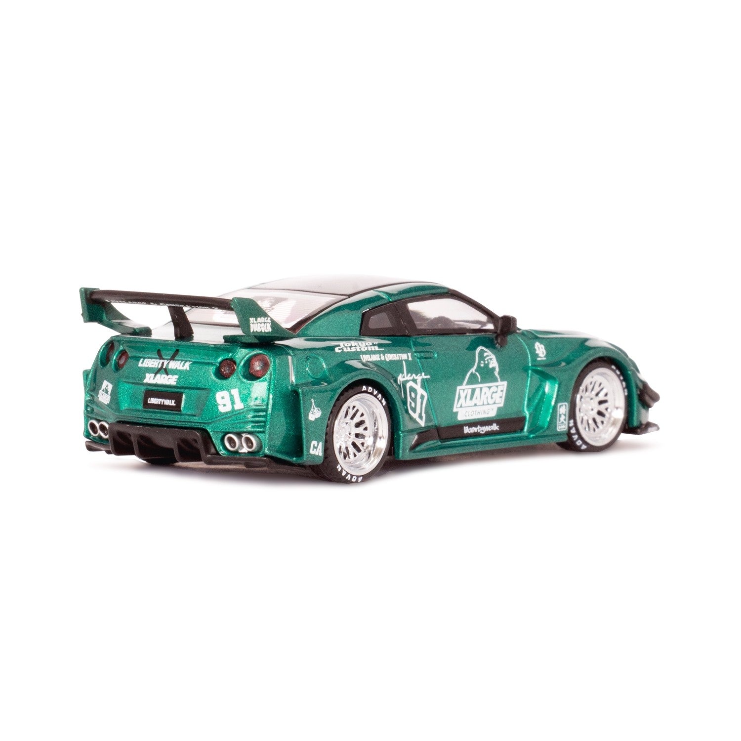 Mini GT Nissan LB-Silhouette WORKS GTR 35GT-RR Ver.1 XLARGE Green