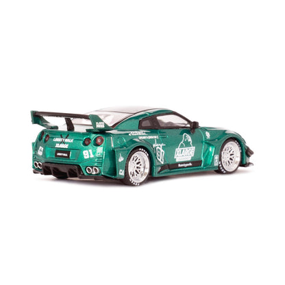 Mini GT Nissan LB-Silhouette WORKS GTR 35GT-RR Ver.1 XLARGE Green MGT01013 1/64 Diecast