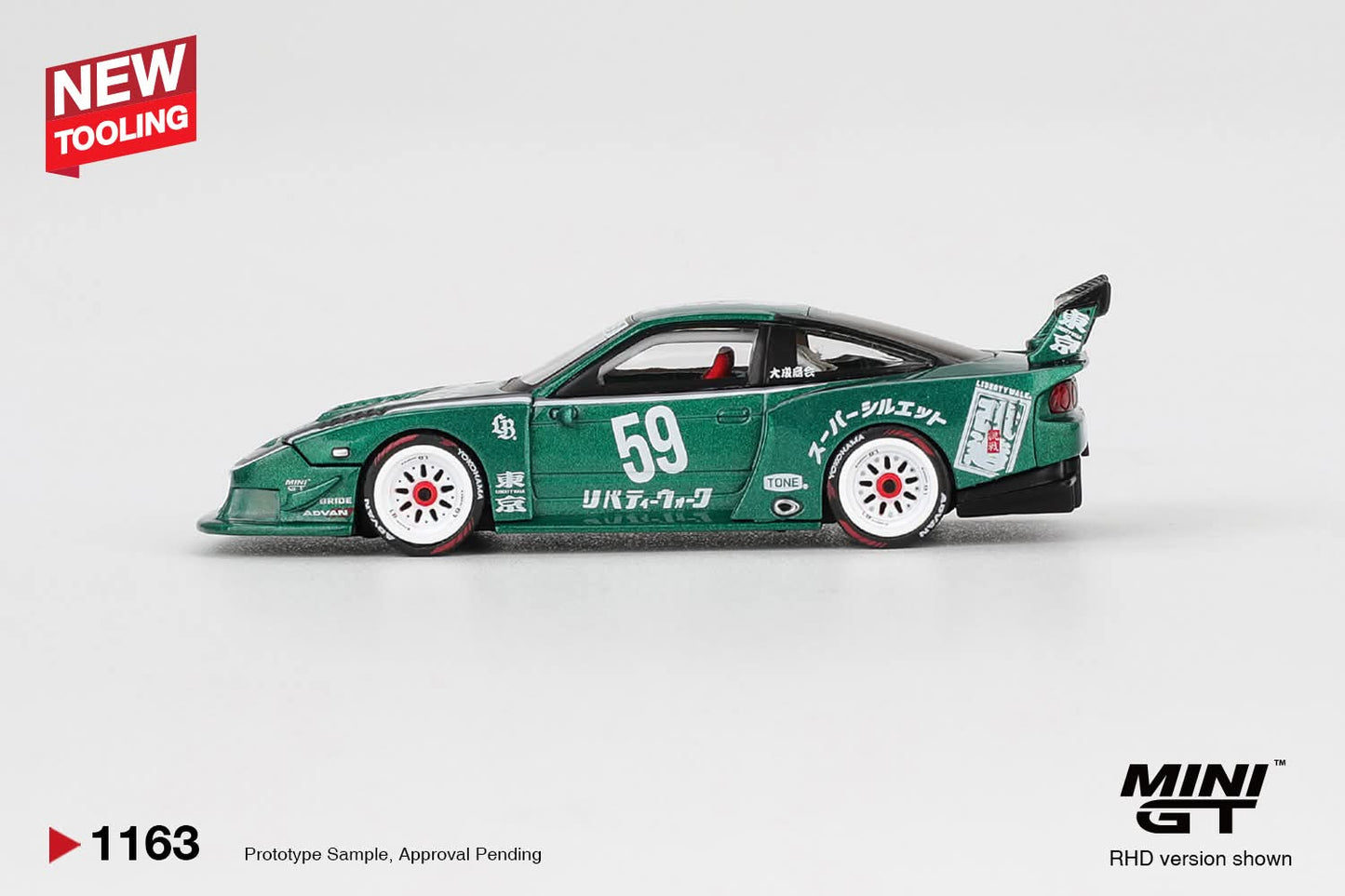 [Pre-Order] Mini GT Nissan LB-Super Silhouette 180SX  2026 TAS MGT01163 1/64 Diecast