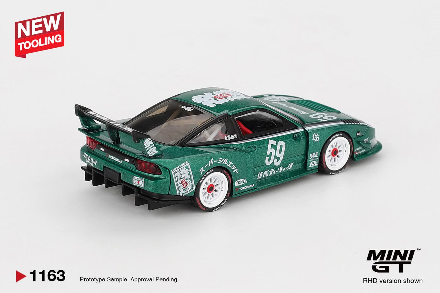 [Pre-Order] Mini GT Nissan LB-Super Silhouette 180SX  2026 TAS MGT01163 1/64 Diecast