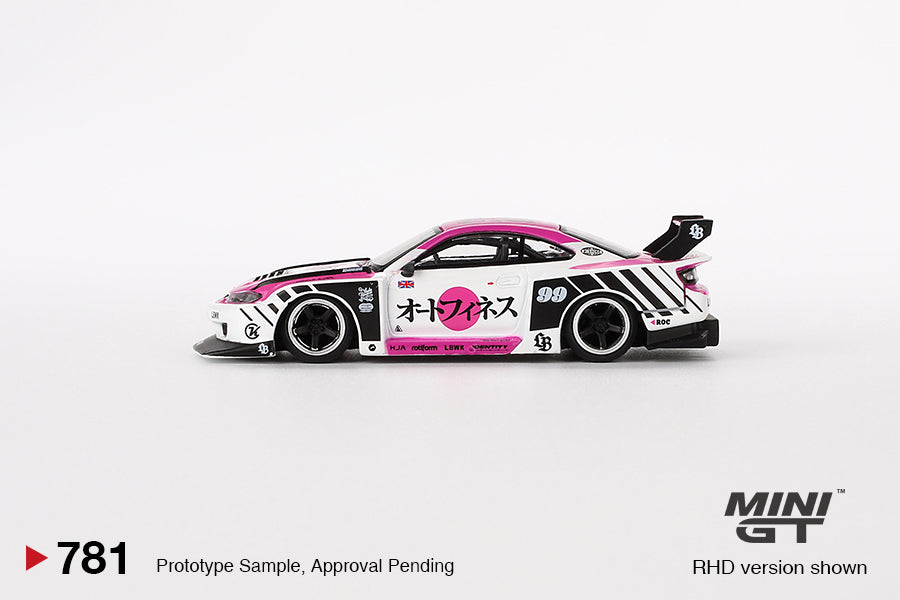 Mini GT Nissan LB-Super Silhouette S15 SILVIA Auto Finesse SEMA 2023 MGT00781 1/64 Diecast
