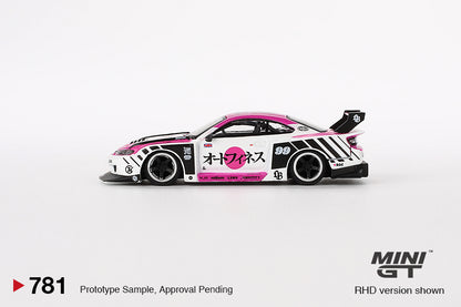 Mini GT Nissan LB-Super Silhouette S15 SILVIA Auto Finesse SEMA 2023 MGT00781 1/64 Diecast