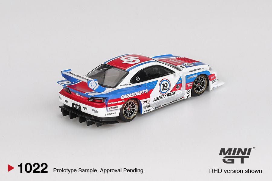 *Pre-Order* Mini GT Nissan LB-Super Silhouette S15 SILVIA GARASIDRIFT x LBWK 2025 MGT01022 1/64 Die Cast