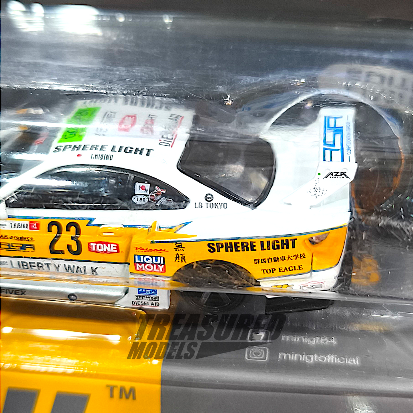 Mini GT Nissan LB-Super Silhouette S15 SILVIA #23 2022 Goodwood Festival of Speed Blister Packaging MGT00618 1/64 Diecast