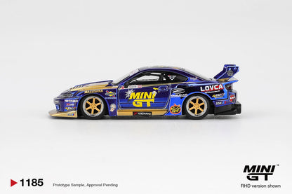 Mini GT Nissan LB-Super Silhouette S15 SILVIA #555 Team MINI GT Liberty Walk 2025 Formula Drift Halloween Special MGT01185 1/64 Diecast