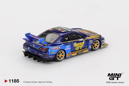 Mini GT Nissan LB-Super Silhouette S15 SILVIA #555 Team MINI GT Liberty Walk 2025 Formula Drift Halloween Special MGT01185 1/64 Diecast