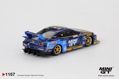 [Pre-Order] Mini GT Nissan LB-Super Silhouette S15 SILVIA #555 Team MINI GT Liberty Walk 2025 Formula Drift MGT01157 1/64 Diecast