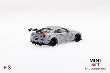 Mini GT Nissan LB★WORKS GT-R (R35) Matte Grey MGT00003 1/64 Die Cast