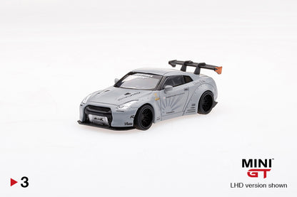 Mini GT Nissan LB★WORKS GT-R (R35) Matte Grey MGT00003 1/64 Die Cast