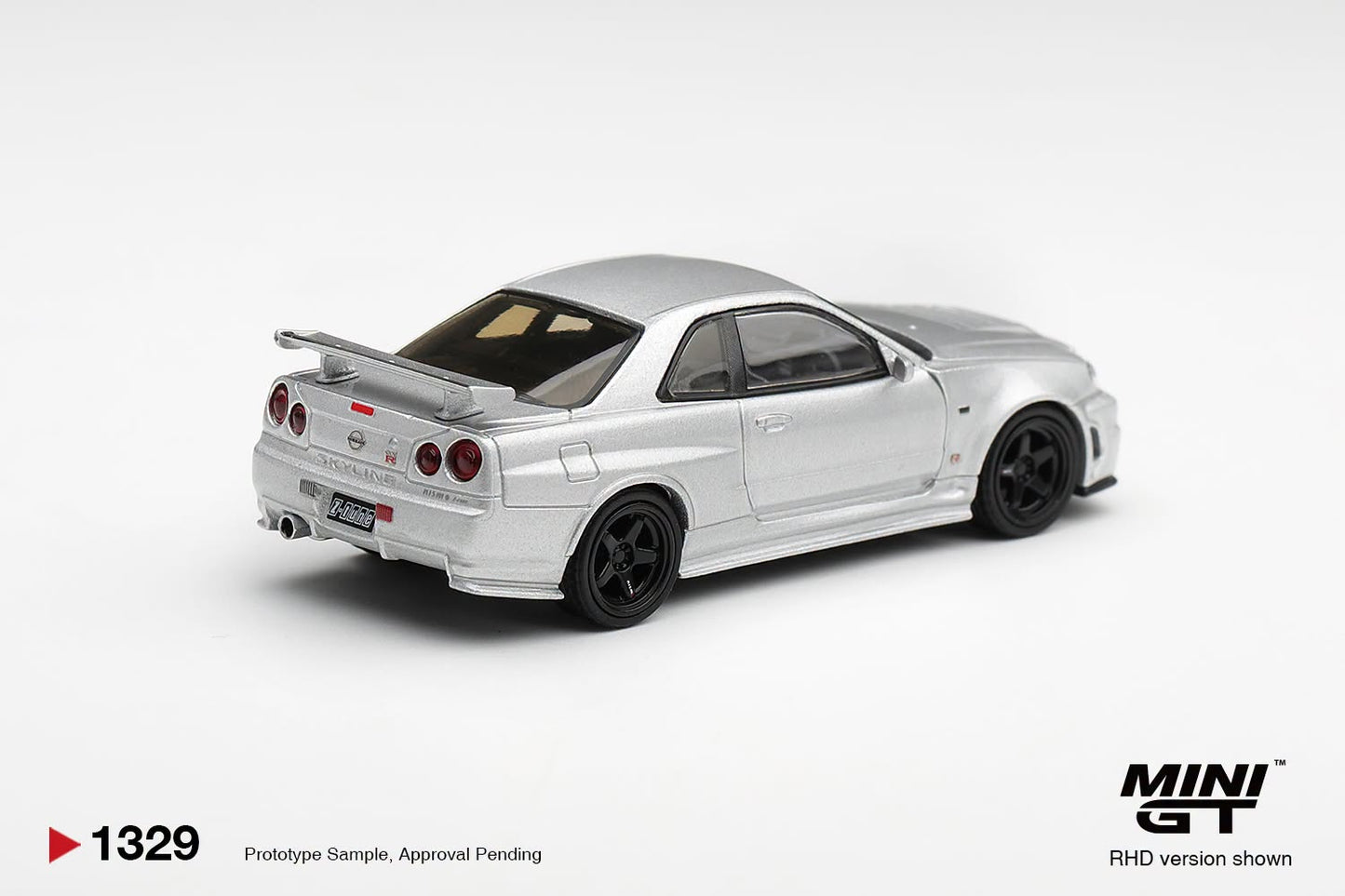 [Pre-Order] Mini GT Nissan NISMO R34 GT-R Z-Tune Silver MGT01329 1/64 Diecast