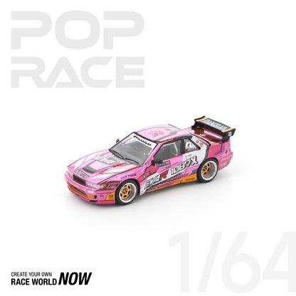 *Pre-Order* Pop Race Nissan Pandem Silvia S13 EVA RT Production Model Custom Type-08 x 1087X PR640241 1/64 Die Cast