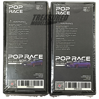 Pop Race 2-Piece Set Nissan GT-R R32 & R33 Vancouver Edition 1/64 Diecast