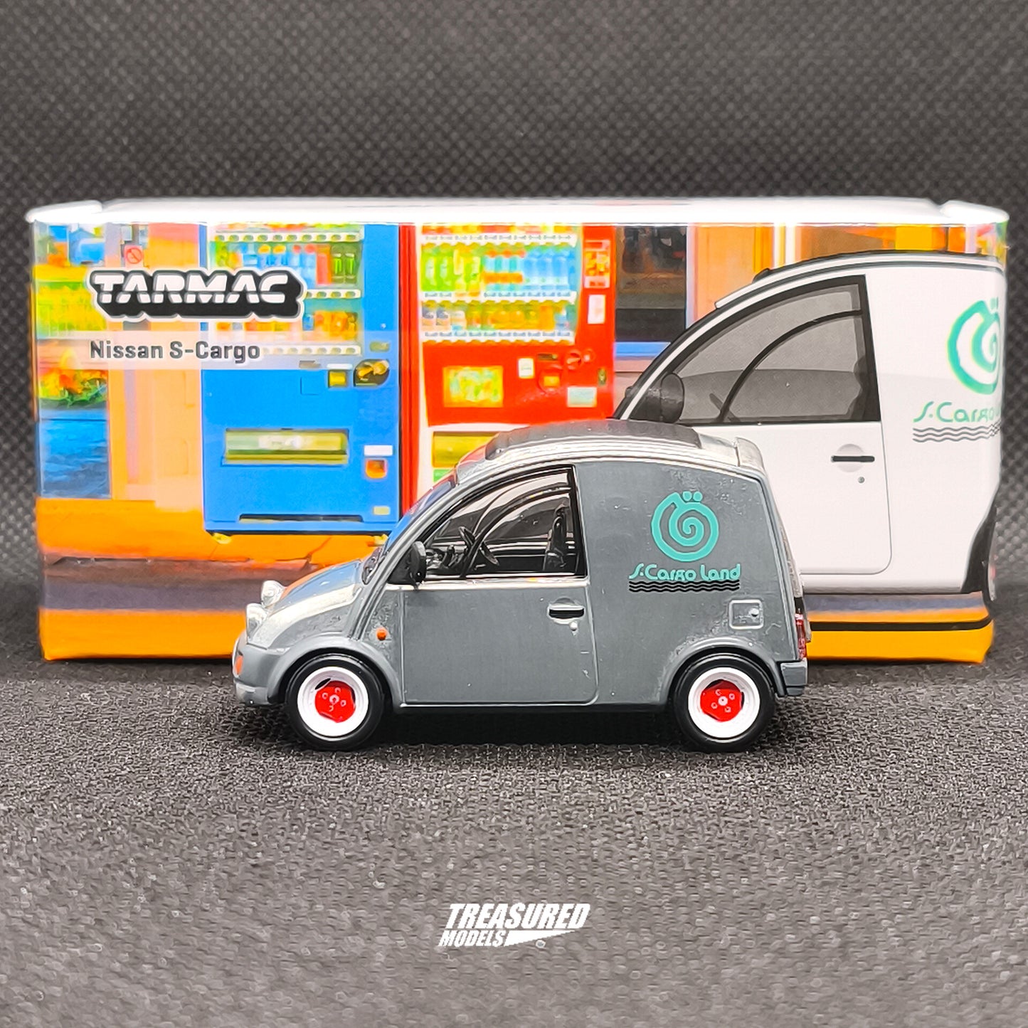 CHASE! Tarmac Works Nissan S-Cargo White Chase T64G-073-WH 1/64 Diecast