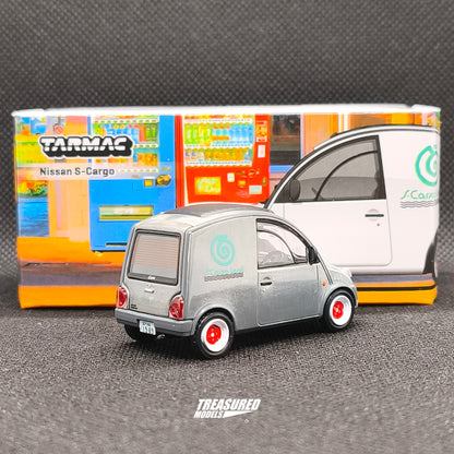 CHASE! Tarmac Works Nissan S-Cargo White Chase T64G-073-WH 1/64 Diecast