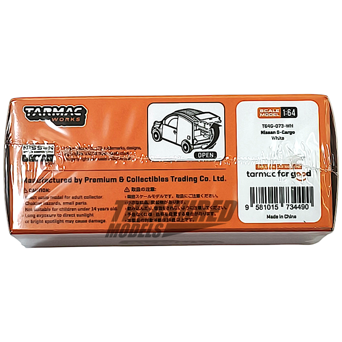 Tarmac Works Nissan S-Cargo White T64G-073-WH 1/64 Diecast