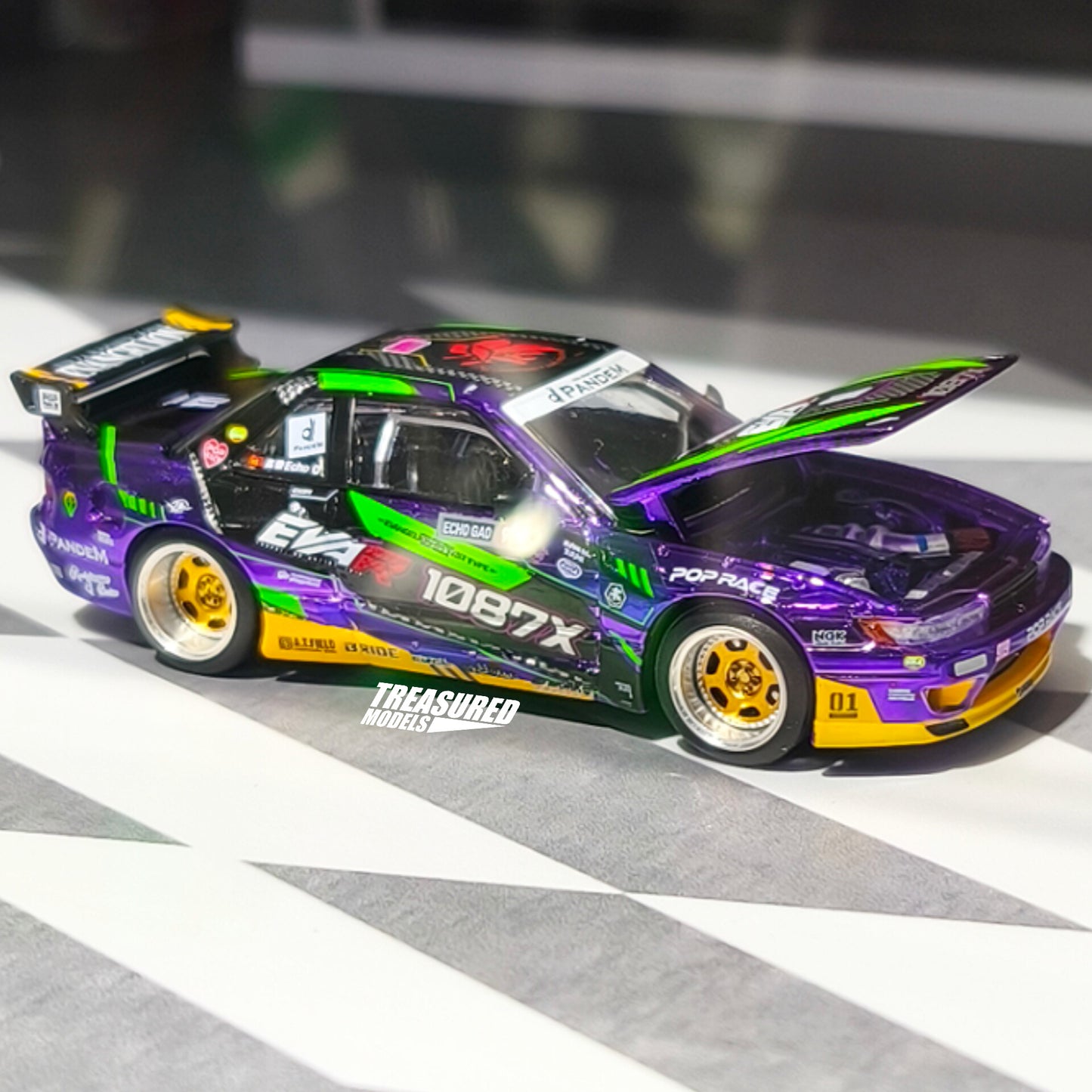 Pop Race Nissan S13 1087X Pandem EVA RT Test Type-01 APAxpo 2025