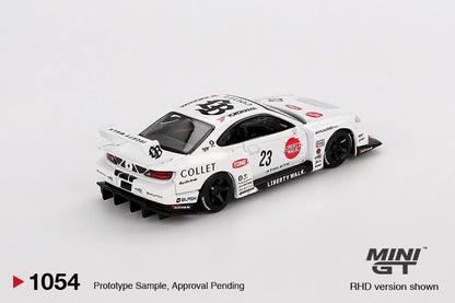 Mini GT Nissan S15 Silvia LB-Super Silhouette ATHLETE MGT01054 1/64 Diecast