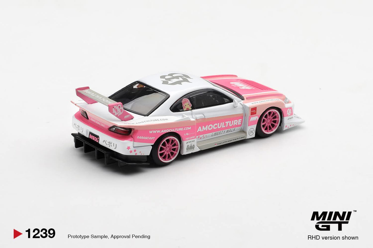 [Pre-Order] Mini GT Nissan SILVIA (S15) LB-Super Silhouette AMOCULTURE MGT01239 1/64 Diecast