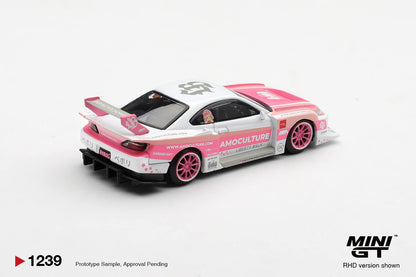 [Pre-Order] Mini GT Nissan SILVIA (S15) LB-Super Silhouette AMOCULTURE MGT01239 1/64 Diecast