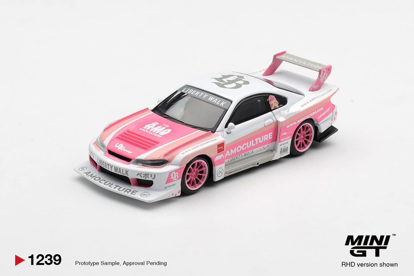 [Pre-Order] Mini GT Nissan SILVIA (S15) LB-Super Silhouette AMOCULTURE MGT01239 1/64 Diecast