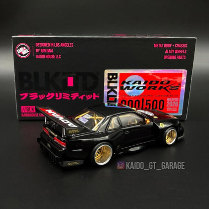 Kaido House Nissan Silvia S13-R Kaido Works BLKLTD MDX 2026 KHMG233 1/64 Diecast