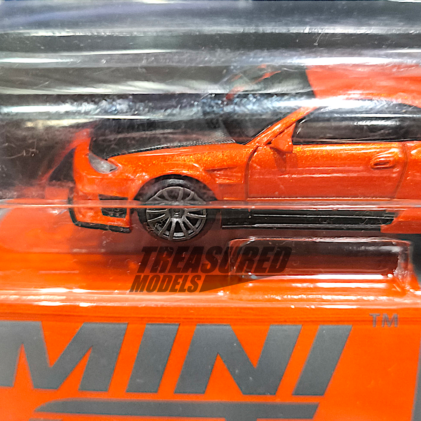Mini GT Nissan Silvia S15 D-MAX Metallic Orange Blister Packaging MGT00581 1/64 Diecast
