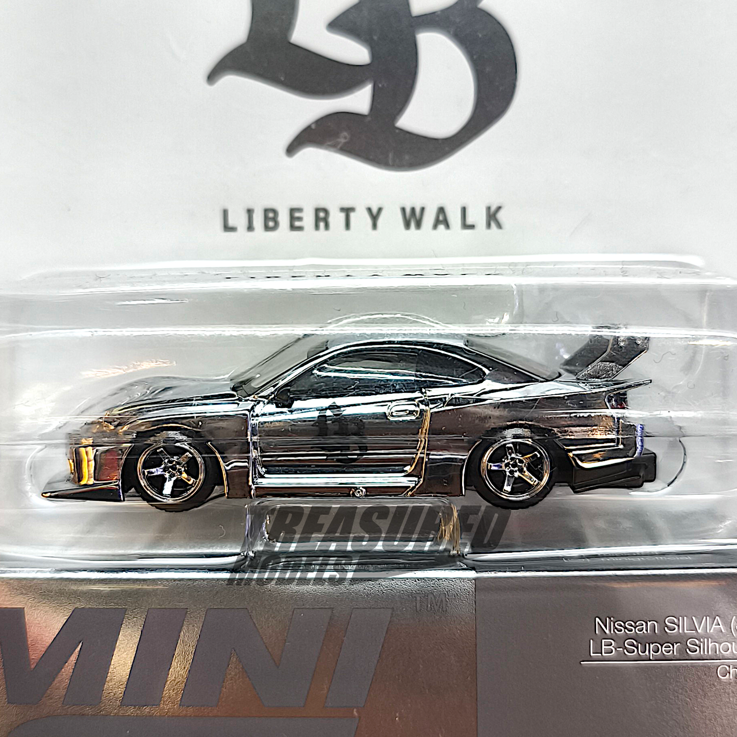 Mini GT Nissan Silvia S15 LB-Super Silhouette Chrome TASKL MGT01014