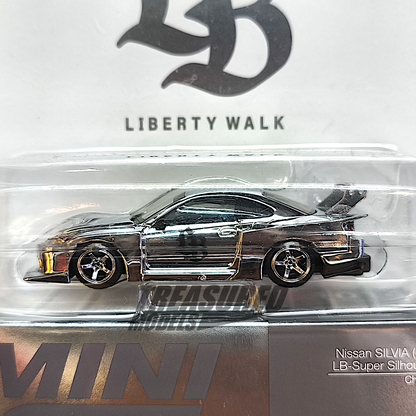 Mini GT Nissan Silvia S15 LB-Super Silhouette Chrome TASKL MGT01014