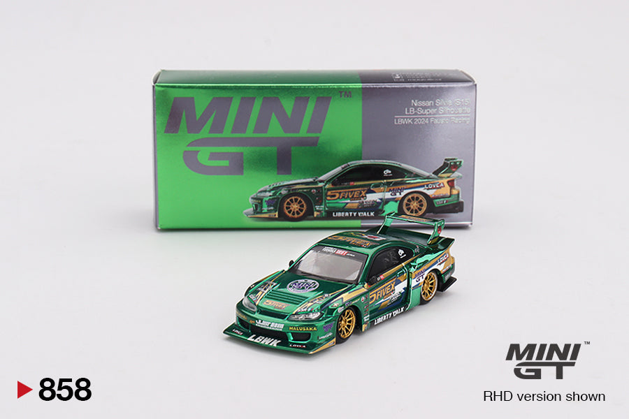 Mini GT Nissan Silvia S15 LB-Super Silhouette LBWK 2024 Fausto Racing ...