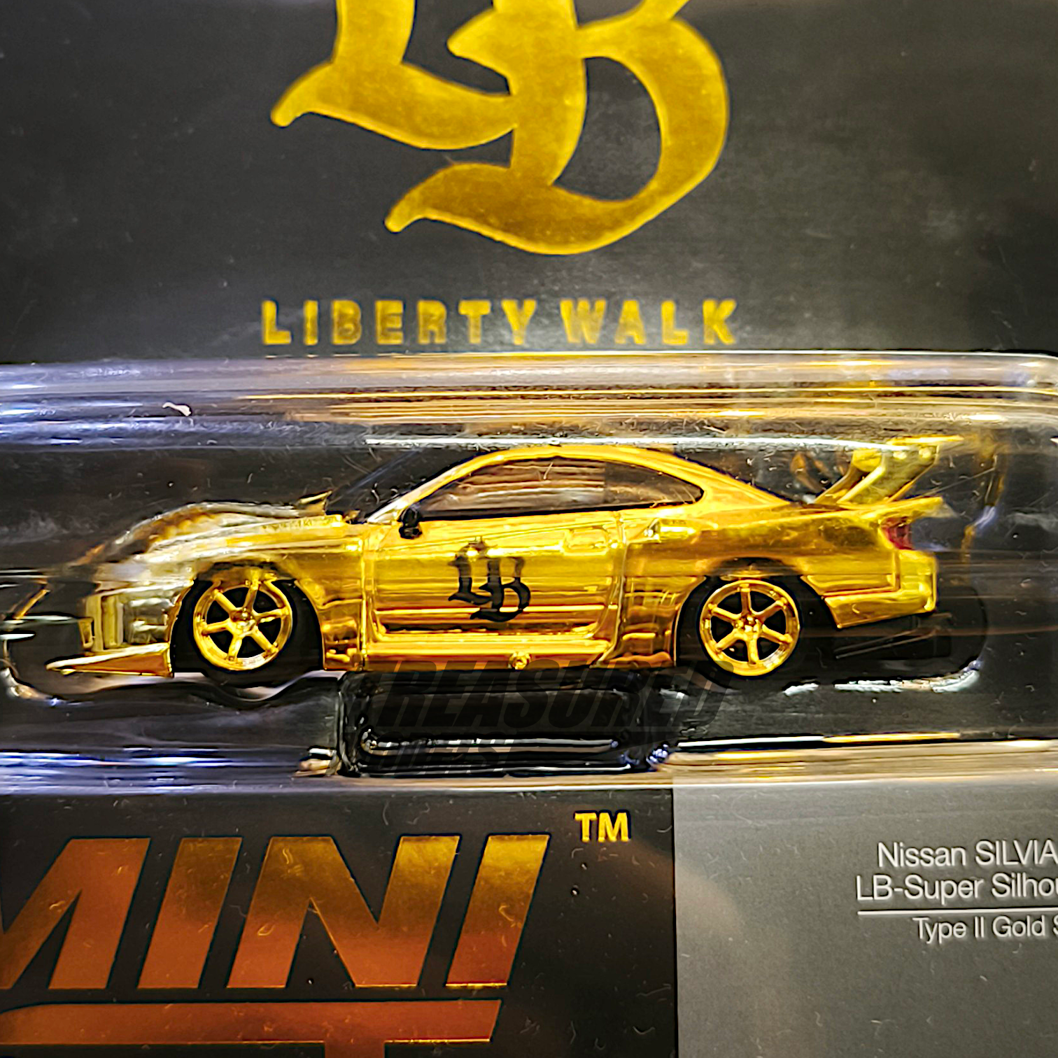 LIBERTY WALK Nissan SILVIA S15 ゴールド Hot Wheels Liberty Walk LB Super Silhouette Nissan Silvia