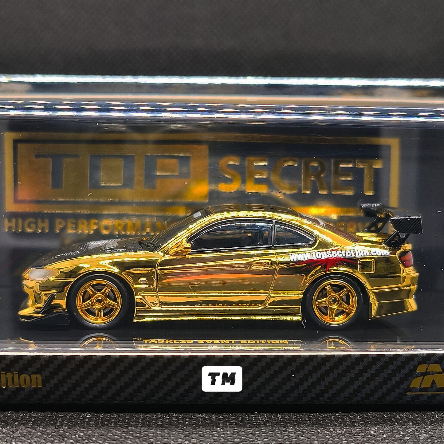 CHASE! Inno64 Nissan Silvia S15 Top Secret Gold Chrome TASKL 2025 IN64-S15TS-TASKL25 1/64 Diecast
