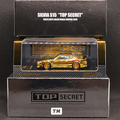 CHASE! Inno64 Nissan Silvia S15 Top Secret Gold Chrome TASKL 2025 IN64-S15TS-TASKL25 1/64 Diecast