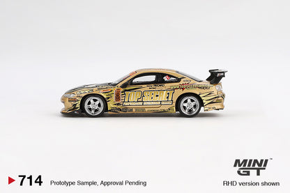 Mini GT Nissan Silvia S15 Top Secret D1GP MGT00714 1/64 Die Cast