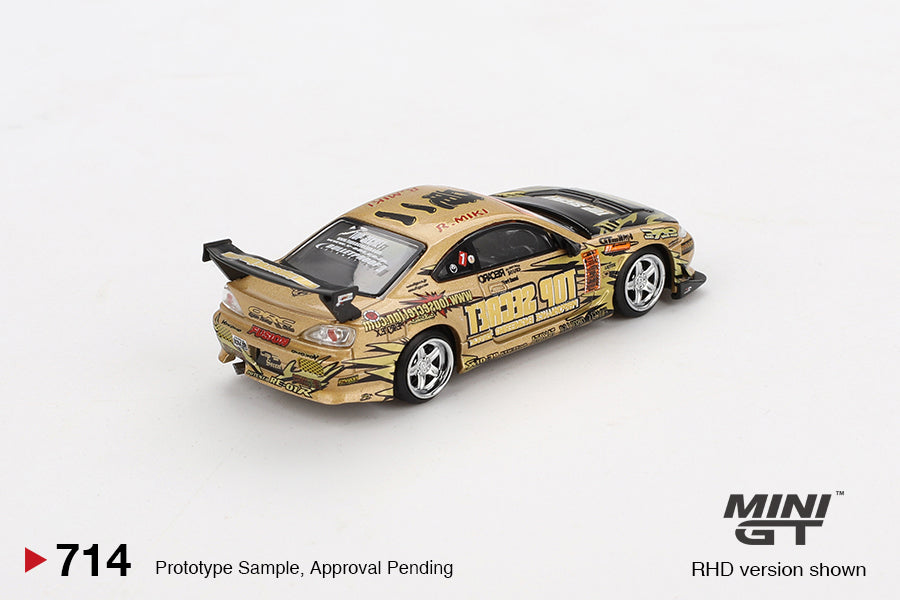 Mini GT Nissan Silvia S15 Top Secret D1GP MGT00714 1/64 Die Cast