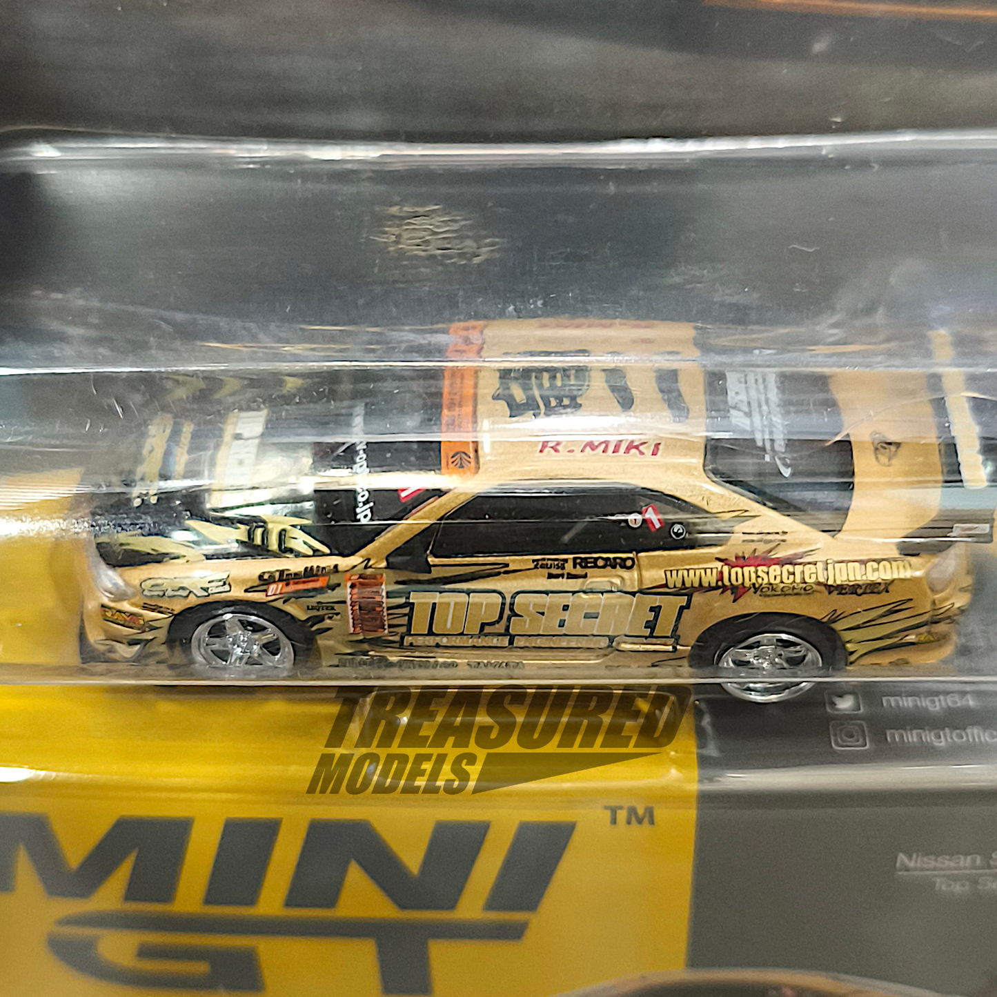 Mini GT Nissan Silvia (S15) Top Secret D1GP Blister Packaging MGT00714 1/64 Diecast