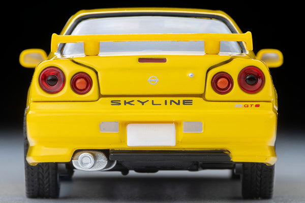 TomyTec Tomica Limited Vintage Nissan Skyline 2-door sports coupe 25GT TURBO w optional parts Yellow 1998 LV-N365a 1/64 Diecast