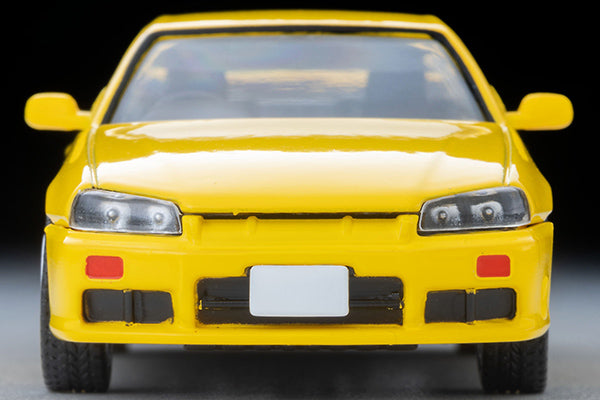 TomyTec Tomica Limited Vintage Nissan Skyline 2-door sports coupe 25GT TURBO w optional parts Yellow 1998 LV-N365a 1/64 Diecast
