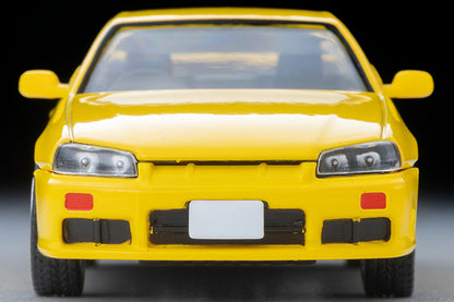 TomyTec Tomica Limited Vintage Nissan Skyline 2-door sports coupe 25GT TURBO w optional parts Yellow 1998 LV-N365a 1/64 Diecast