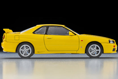 TomyTec Tomica Limited Vintage Nissan Skyline 2-door sports coupe 25GT TURBO w optional parts Yellow 1998 LV-N365a 1/64 Diecast