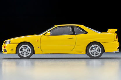 TomyTec Tomica Limited Vintage Nissan Skyline 2-door sports coupe 25GT TURBO w optional parts Yellow 1998 LV-N365a 1/64 Diecast
