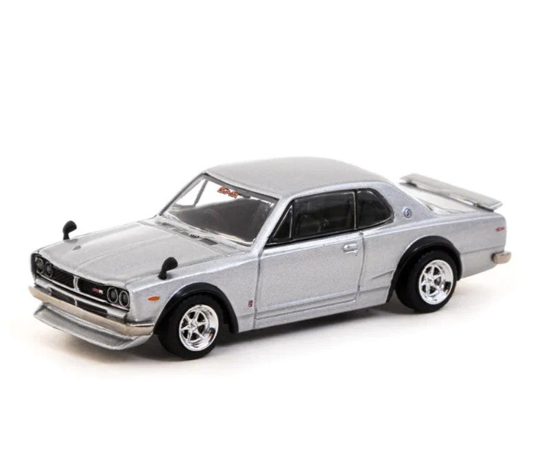 Tarmac Works Nissan Skyline 2000 GT-R KPGC10 Silver Special Edition T64G-043-SL2 1/64 Diecast