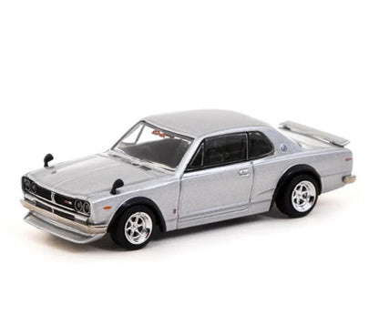 Tarmac Works Nissan Skyline 2000 GT-R KPGC10 Silver Special Edition T64G-043-SL2 1/64 Diecast
