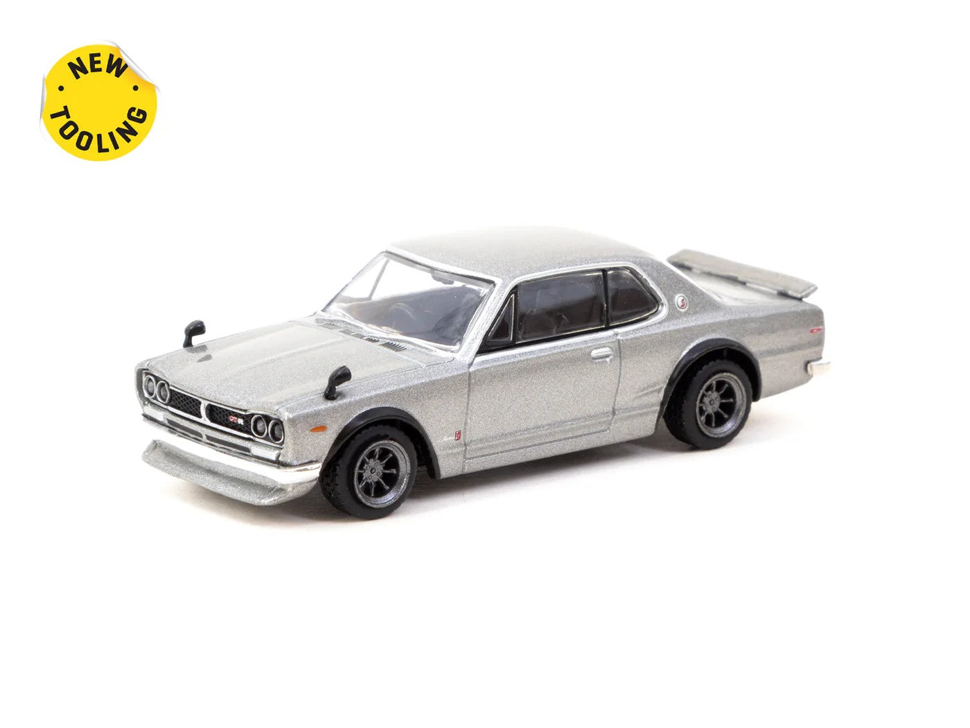 Tarmac Works Nissan Skyline 2000 GT-R (KPGC10) Silver T64G-043-SL 1/64 Diecast