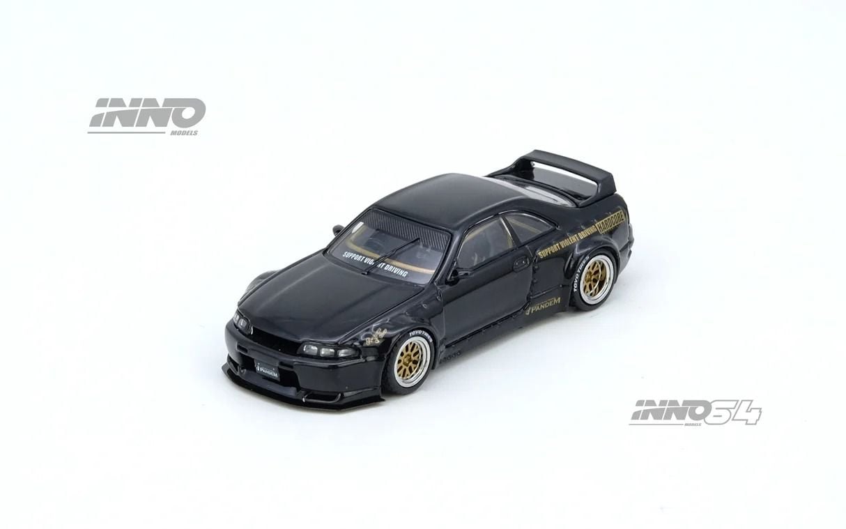 *Pre-Order* Inno64 Nissan Skyline GT-R BCNR33 Pandem Black IN64-R33P-BLA 1/64 Die Cast