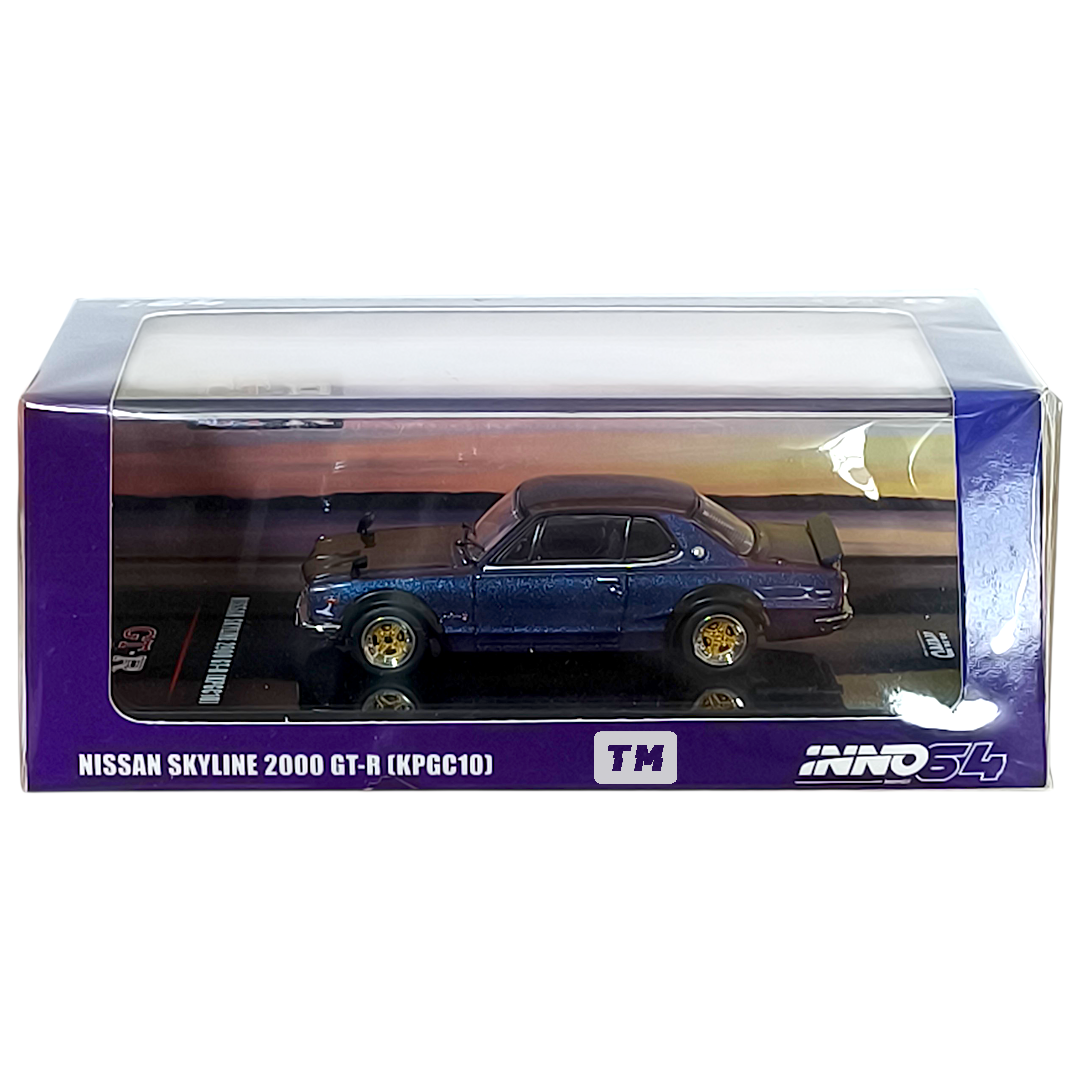 Inno64 Nissan Skyline GT-R KPGC10 MidNight Purple II IN64-KPGC10-MPII 1/64 Diecast